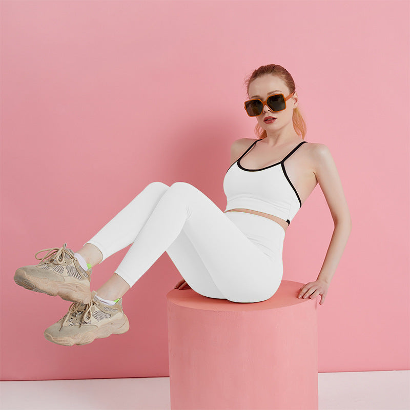London Series Nude Yoga Wear Suit
