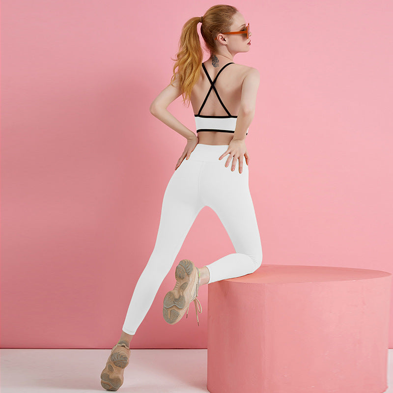 London Series Nude Yoga Wear Suit