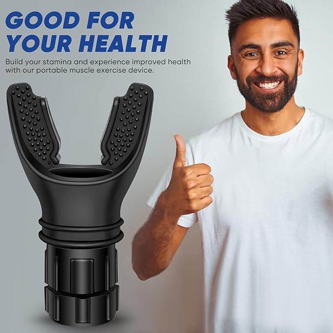Breathing Trainer Fitness Respirator Lung Mouthpiece Healthy Care Accessory