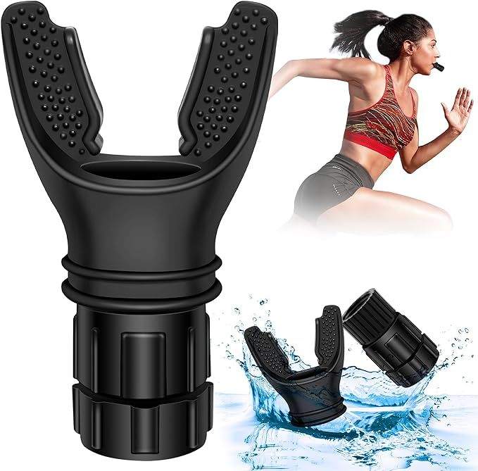 Breathing Trainer Fitness Respirator Lung Mouthpiece Healthy Care Accessory