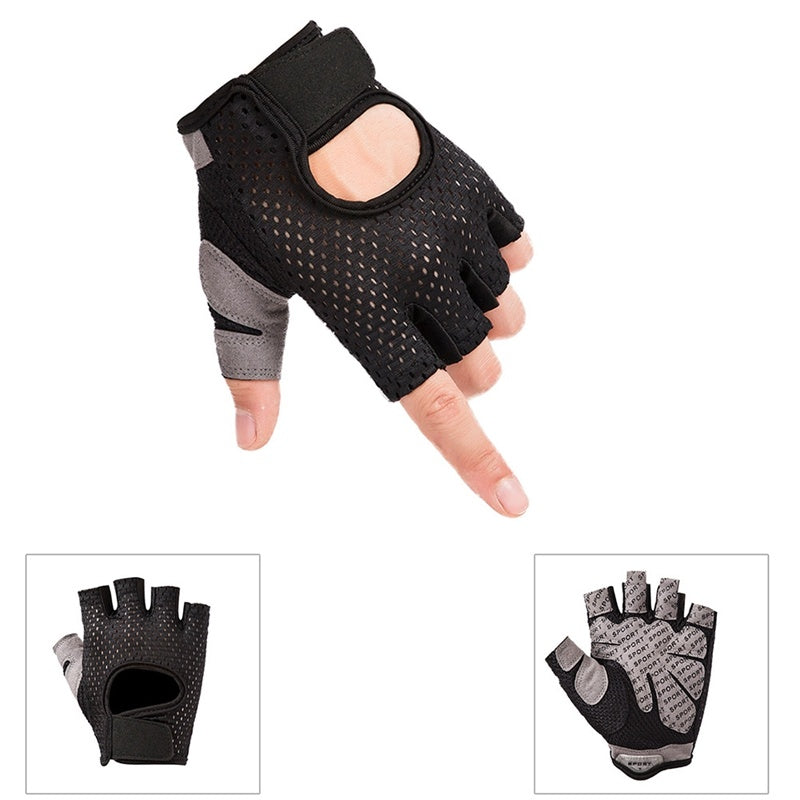 Half finger gloves sports