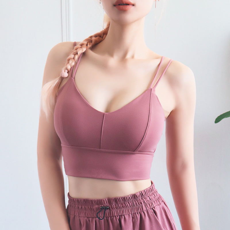 Fitness Tops Double Straps Yoga Bra