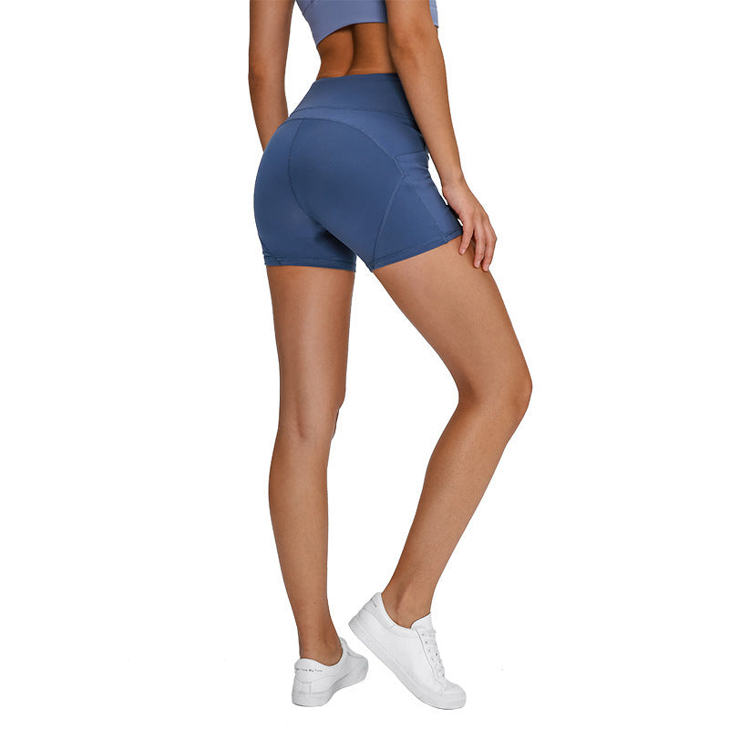 SHINBENE Anti-sweat Plain Sport Athletic Shorts